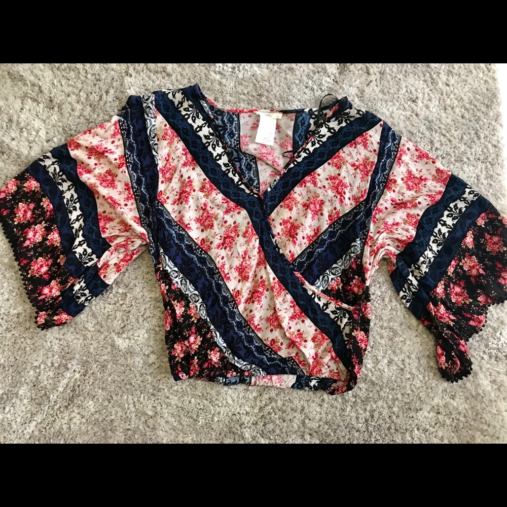 Flower Print Blouse